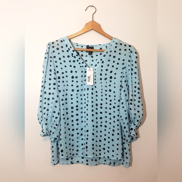 Worthington Light Blue Blouse - Picture 2 of 4
